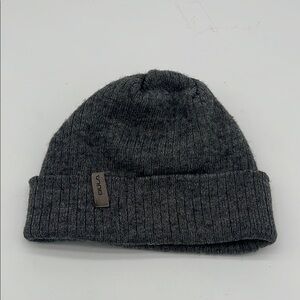 Bula Grey Merino Wool Beanie Stocking Cap